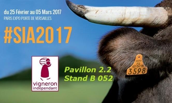 Stand vignerons indépendant au Salon Internationale de l'Agriculture 2017 SIA 2017