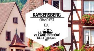 Kayserberg village préféré des français ; Alsace